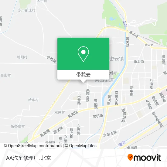 AA汽车修理厂地图
