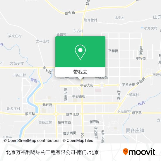 北京万福利钢结构工程有限公司-南门地图