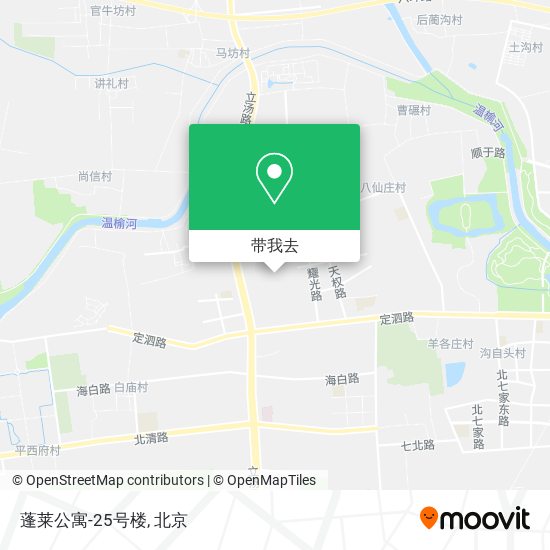 蓬莱公寓-25号楼地图