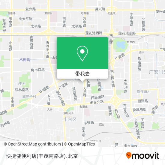 快捷健便利店(丰茂南路店)地图
