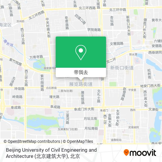 Beijing University of Civil Engineering and Architecture (北京建筑大学)地图