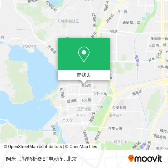 阿米其智能折叠ET电动车地图
