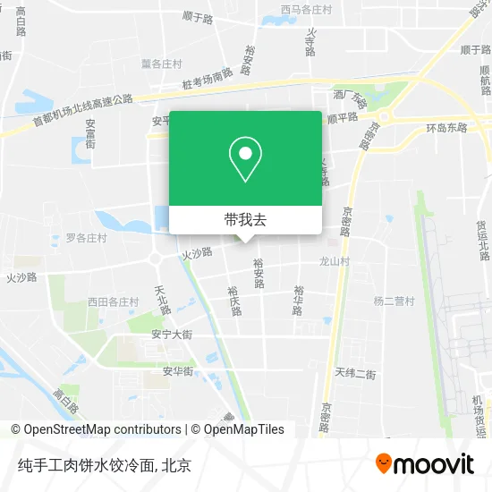 纯手工肉饼水饺冷面地图