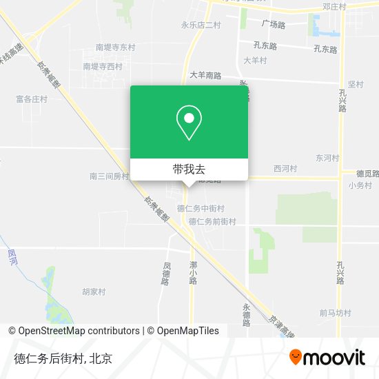 德仁务后街村地图