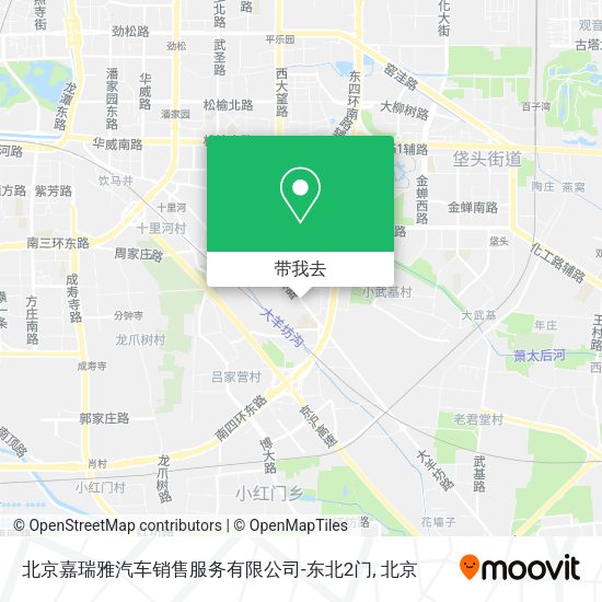 北京嘉瑞雅汽车销售服务有限公司-东北2门地图