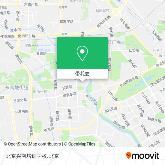 北京兴南培训学校地图
