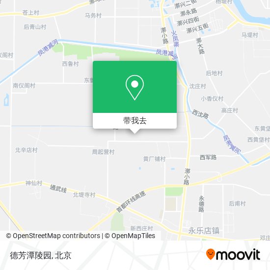 德芳潭陵园地图