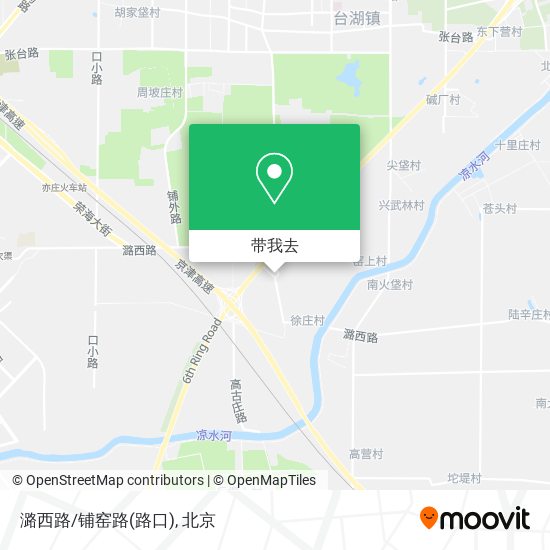 潞西路/铺窑路(路口)地图