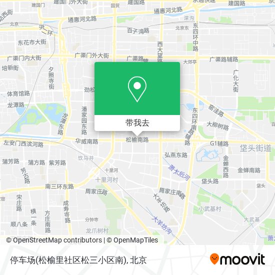 停车场(松榆里社区松三小区南)地图