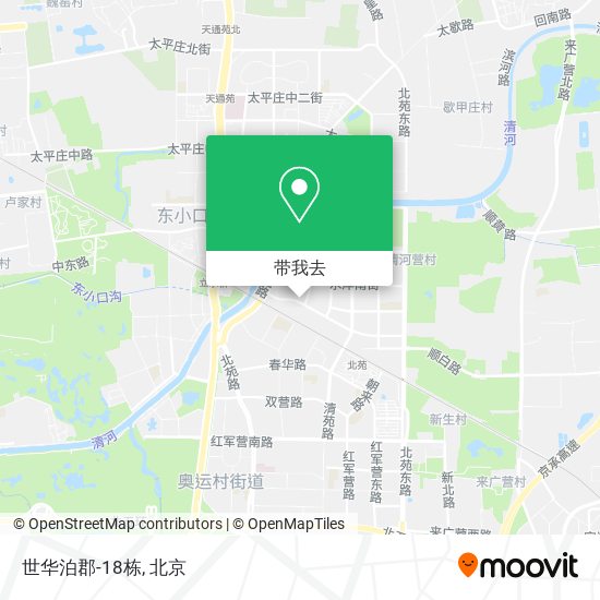 世华泊郡-18栋地图