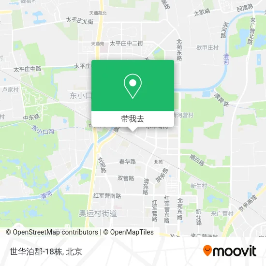 世华泊郡-18栋地图