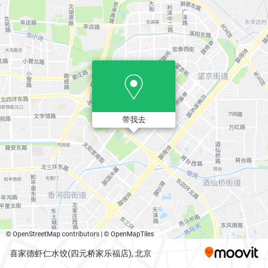 喜家德虾仁水饺(四元桥家乐福店)地图