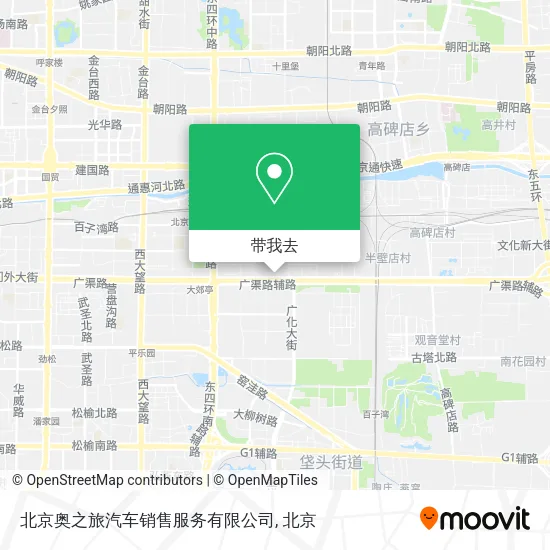 北京奥之旅汽车销售服务有限公司地图