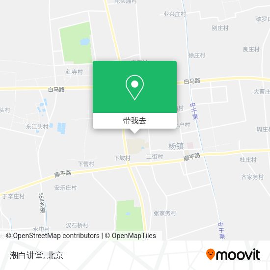 潮白讲堂地图