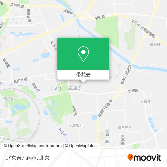 北京泰凡画框地图