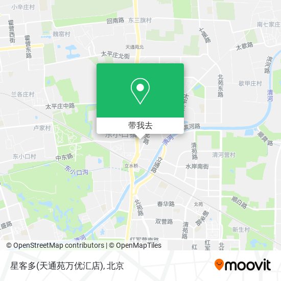 星客多(天通苑万优汇店)地图