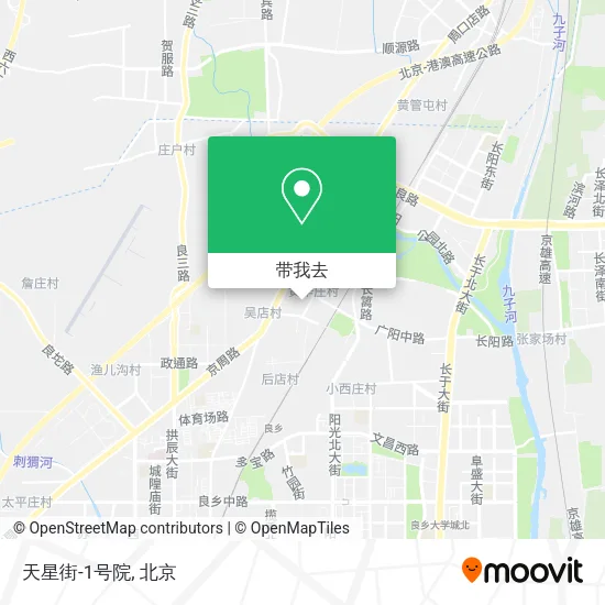 天星街-1号院地图