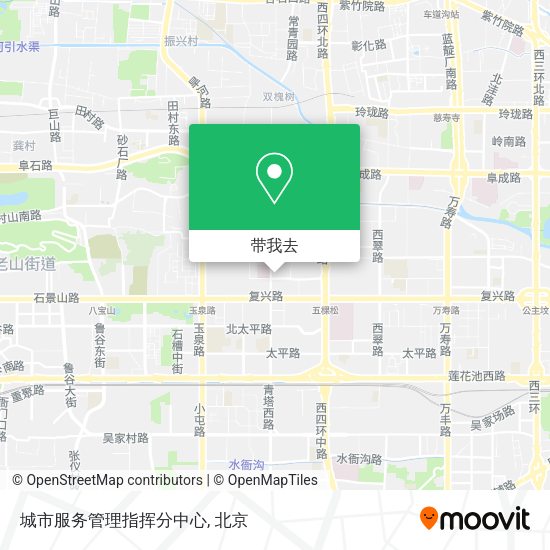 城市服务管理指挥分中心地图