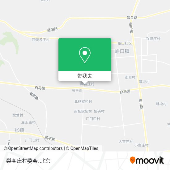 梨各庄村委会地图