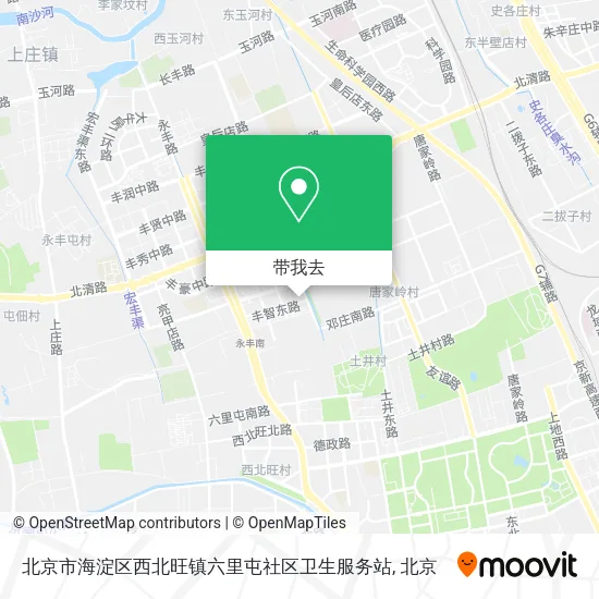 北京市海淀区西北旺镇六里屯社区卫生服务站地图
