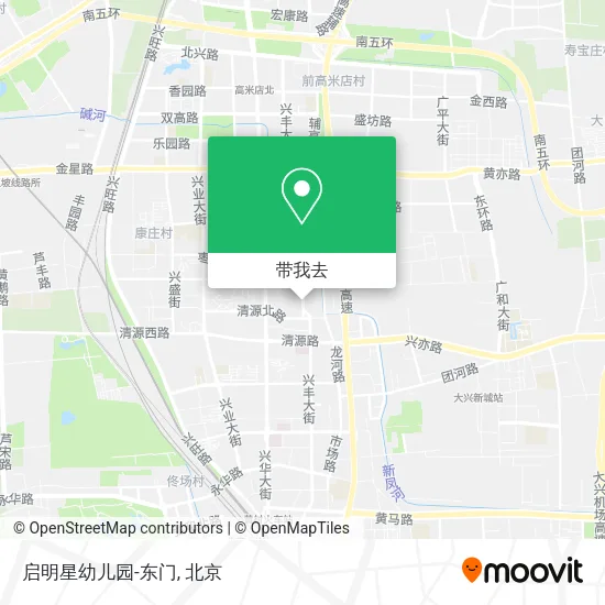 启明星幼儿园-东门地图