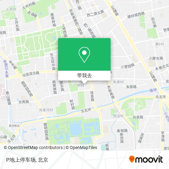 P地上停车场地图