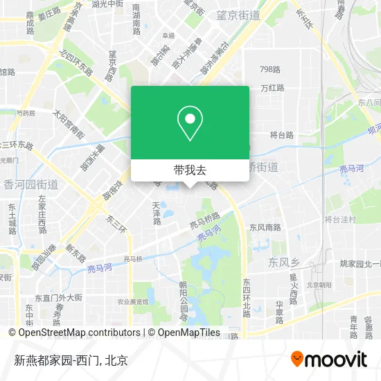 新燕都家园-西门地图