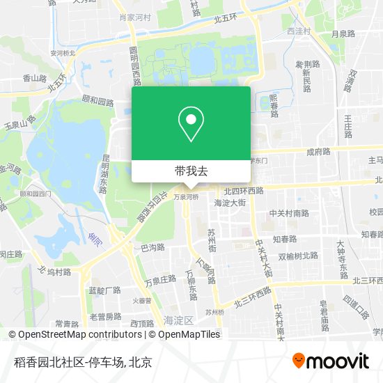 稻香园北社区-停车场地图