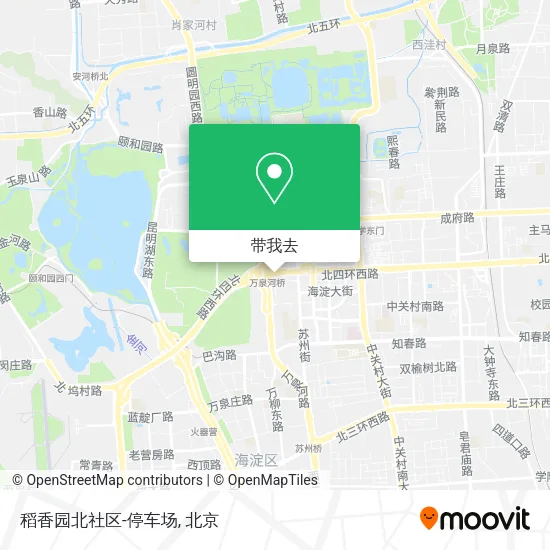 稻香园北社区-停车场地图
