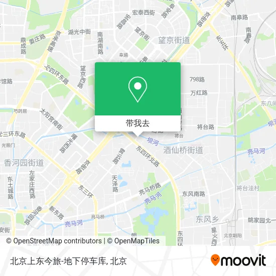 北京上东今旅-地下停车库地图