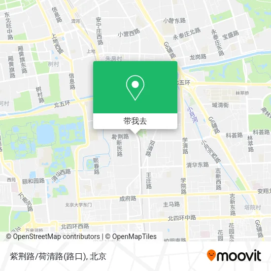 紫荆路/荷清路(路口)地图