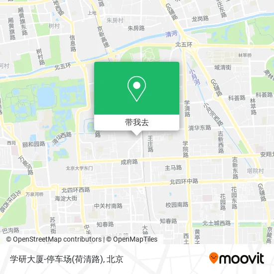 学研大厦-停车场(荷清路)地图