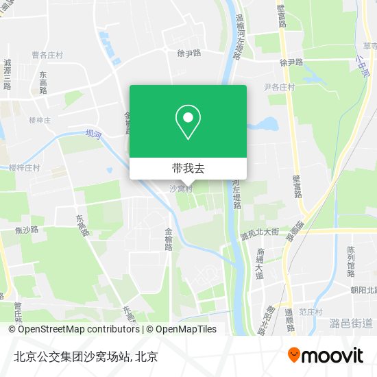 北京公交集团沙窝场站地图