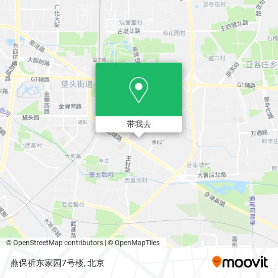 燕保祈东家园7号楼地图