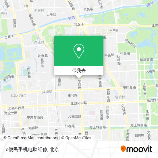 e便民手机电脑维修地图