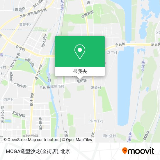 MOGA造型沙龙(金街店)地图
