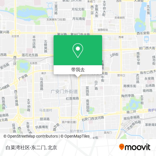 白菜湾社区-东二门地图