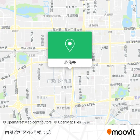 白菜湾社区-16号楼地图