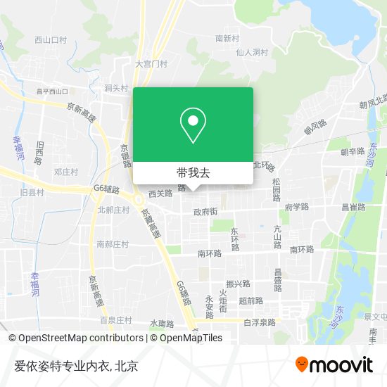 爱依姿特专业内衣地图