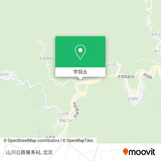 山川公路服务站地图