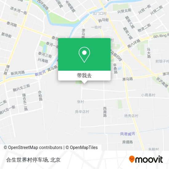 合生世界村停车场地图