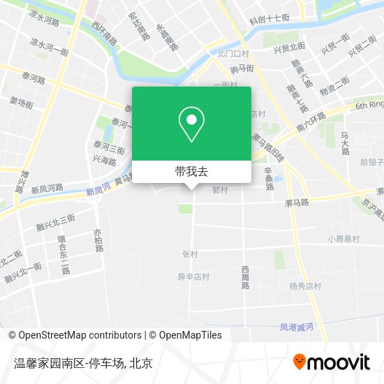温馨家园南区-停车场地图