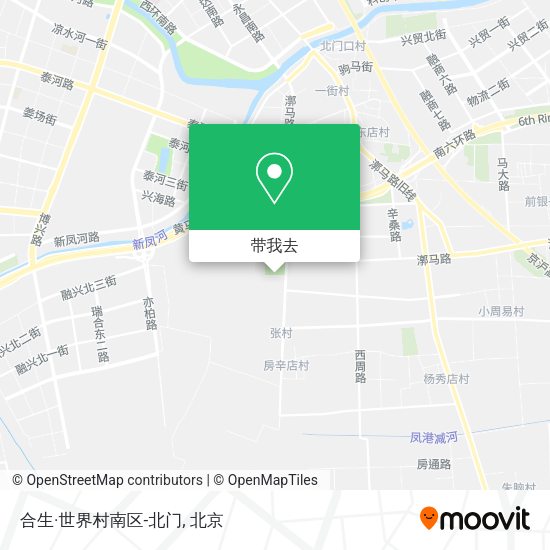合生·世界村南区-北门地图