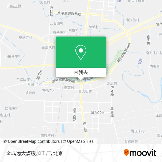 金成远大煤碳加工厂地图