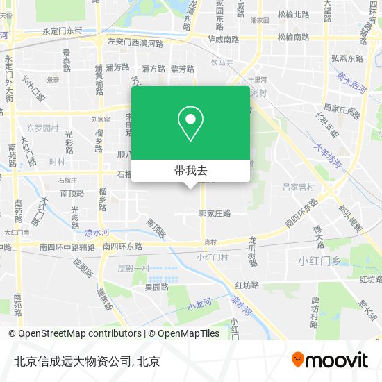 北京信成远大物资公司地图