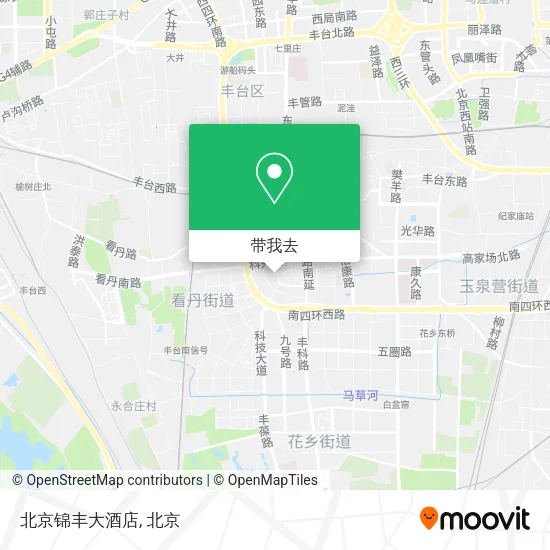 北京锦丰大酒店地图