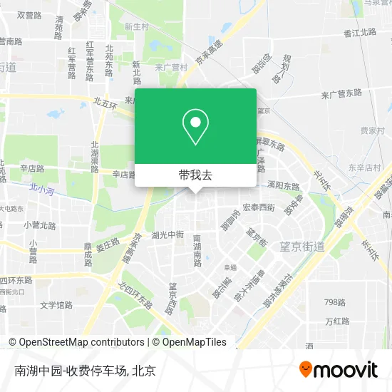 南湖中园-收费停车场地图