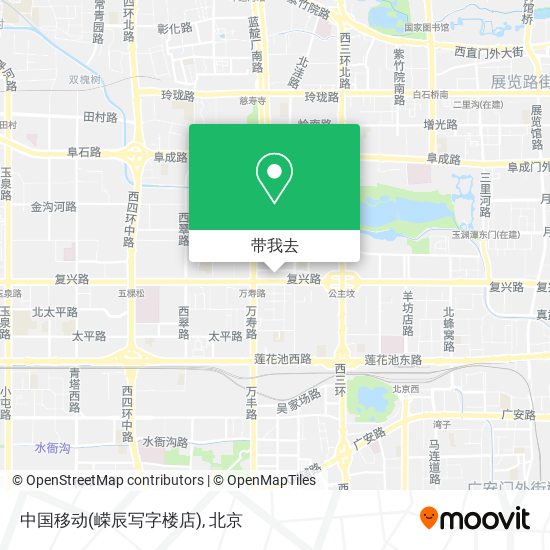 中国移动(嵘辰写字楼店)地图