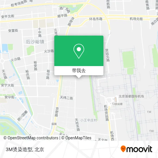 3M烫染造型地图