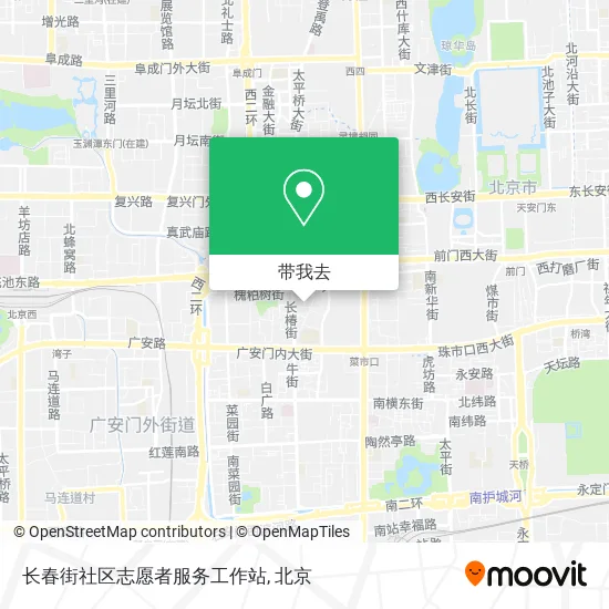 长春街社区志愿者服务工作站地图